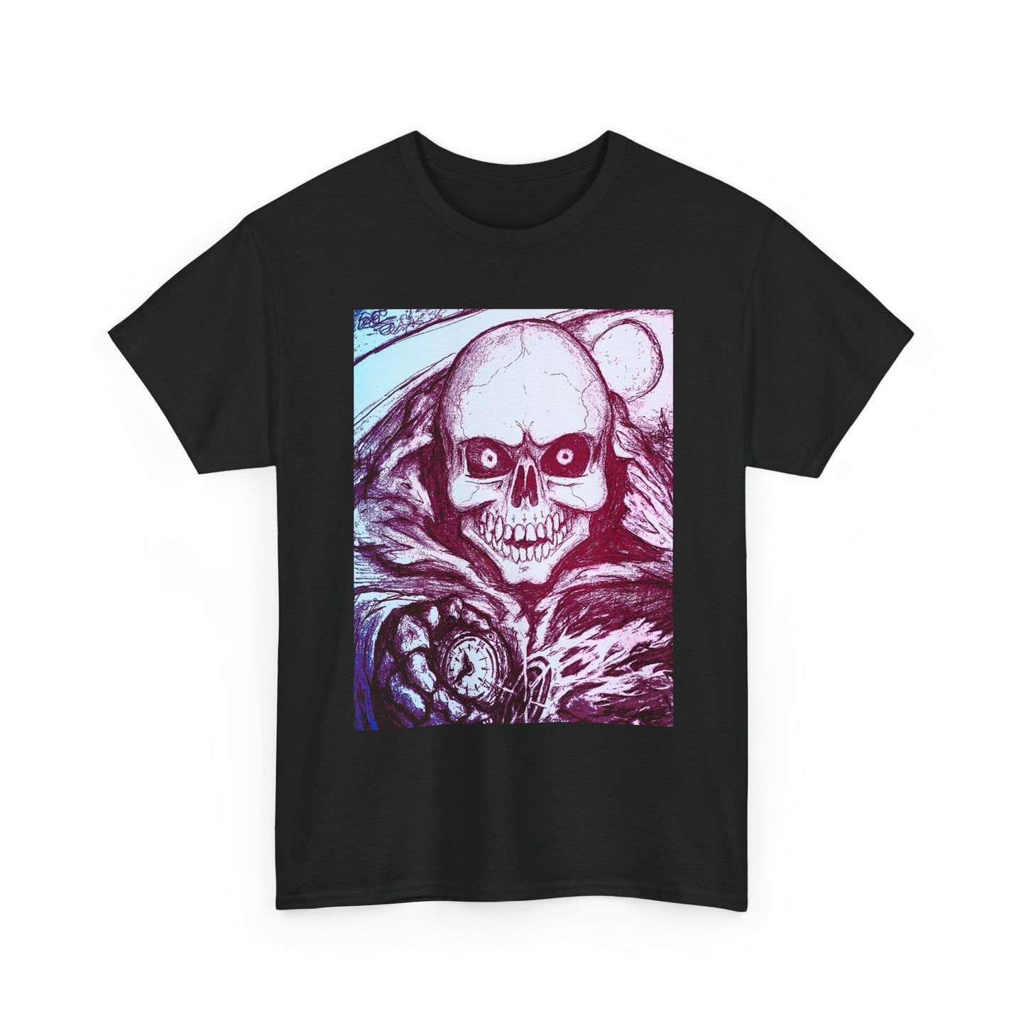 Grim Reaper Graphic Unisex Heavy Cotton Tee