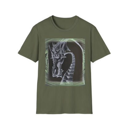 Dragon Skull T-Shirt — Gothic Fantasy Dragon Art Tee