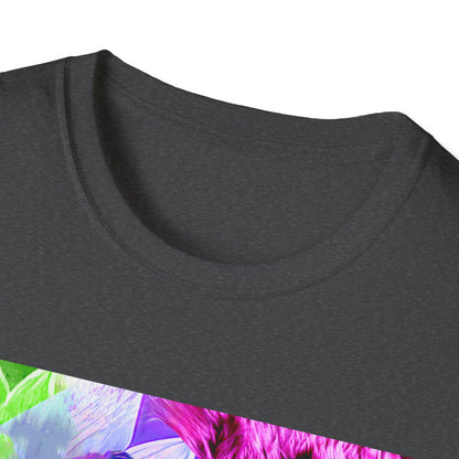 Colorful Moonlit Distorted Vibes Unisex T-Shirt, Graphic Tee, Casual Wear, Summer Fashion, Trendy Gift for Friends