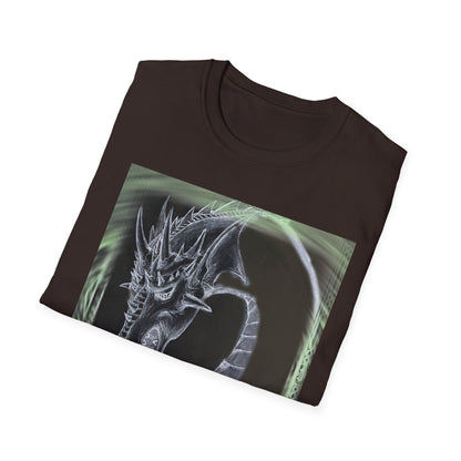 Dragon Skull T-Shirt — Gothic Fantasy Dragon Art Tee
