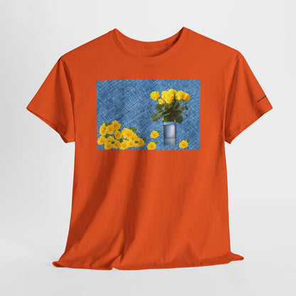 Floral Bouquet Unisex Heavy Cotton Tee