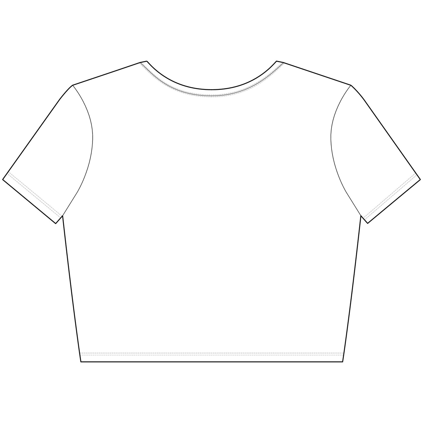 Purple flowers bloomWomen’s Poly-Cotton Crop Tee