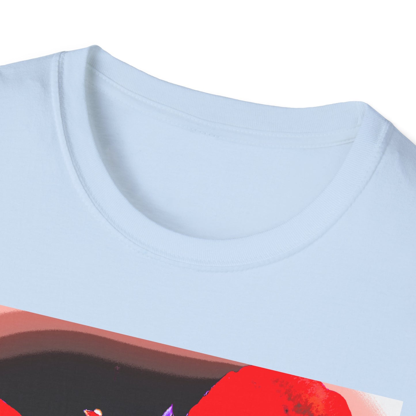 Sophie’s Saturday Floral Abstract T-Shirt — Red Rose Graphic Tee