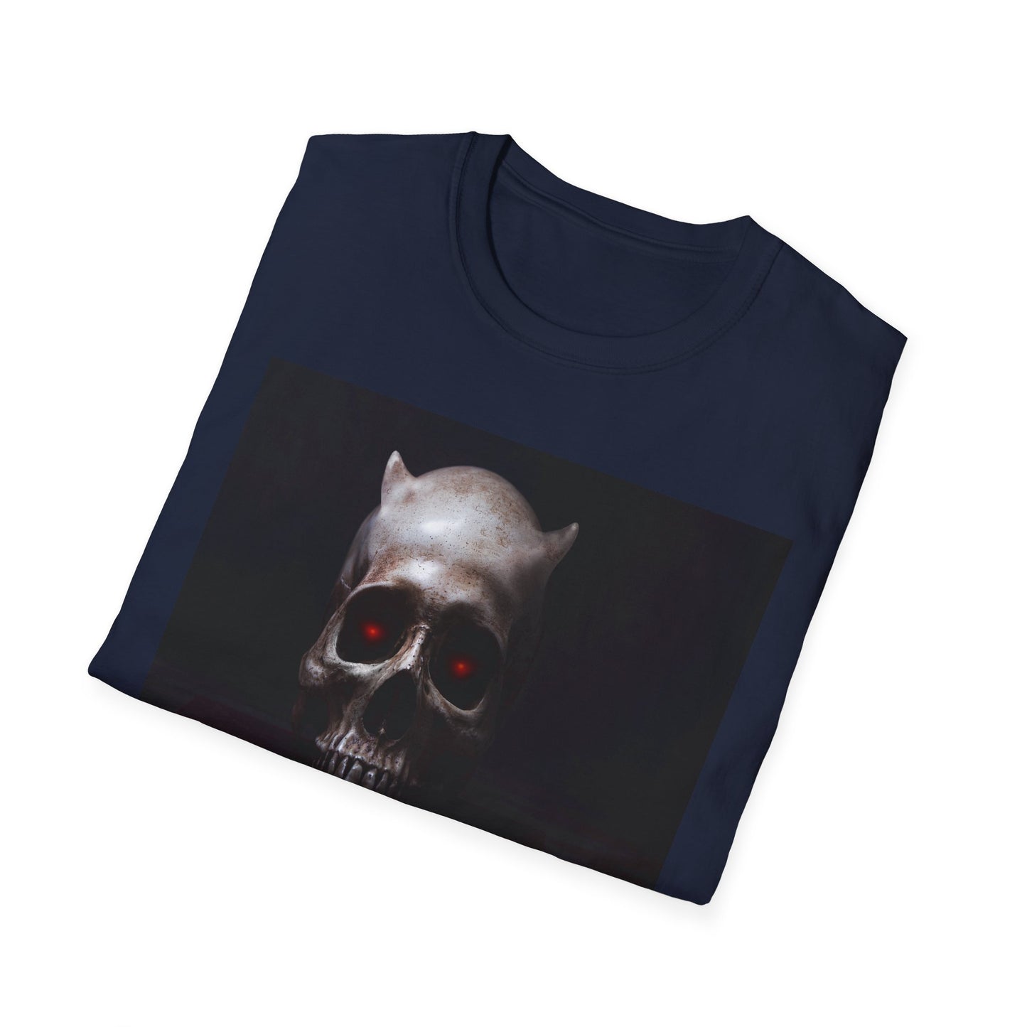 Spooky Demon Boo T-Shirt | Halloween Costume Tee | Unisex Softstyle Tee | Boo! Graphic Shirt | Casual Wear | Comfortable Halloween Apparel