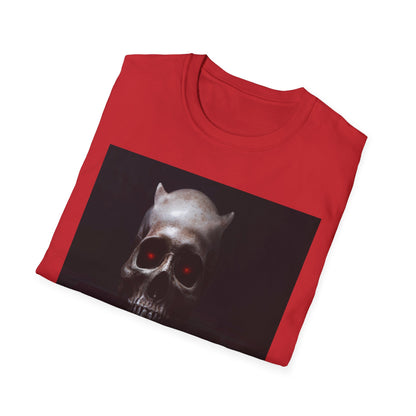 Spooky Demon Boo T-Shirt | Halloween Costume Tee | Unisex Softstyle Tee | Boo! Graphic Shirt | Casual Wear | Comfortable Halloween Apparel