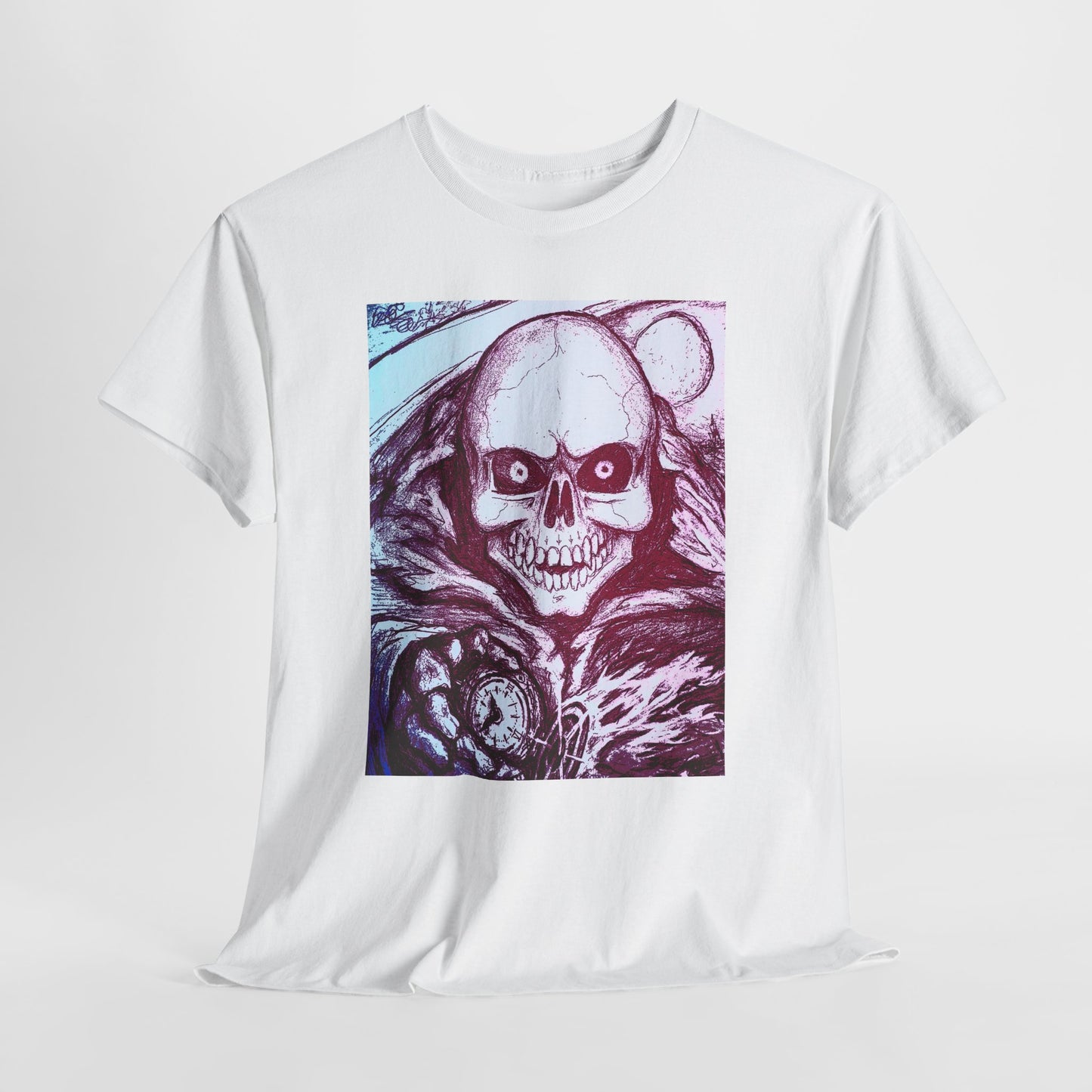 Grim Reaper Graphic Unisex Heavy Cotton Tee
