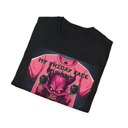 Demon Face Unisex T-Shirt - Friday Face Graphic Tee