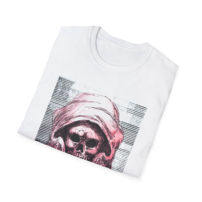 Grim Reaper Graphic Tee, Unisex Softstyle T-Shirt with Edgy Design, Halloween Apparel, Casual Streetwear, Gothic Fashion, Perfect Gift