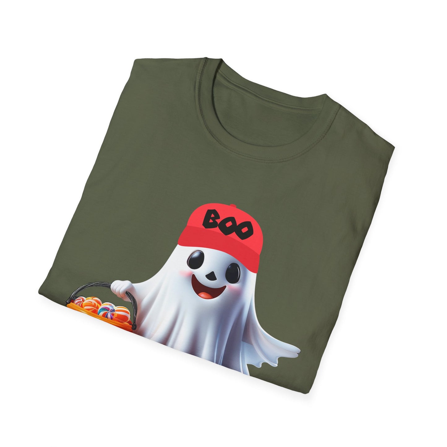 Fun Halloween Ghost T-Shirt, Boo Ghost Tee, Unisex Halloween Shirt, Cute Ghost Costume Top, Spooky Season Apparel