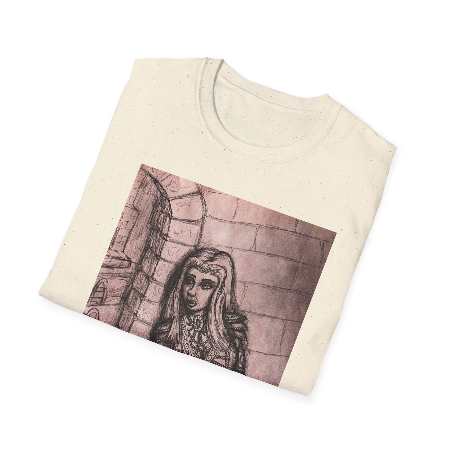 Fantasy Elf Warrior Unisex Softstyle T-Shirt