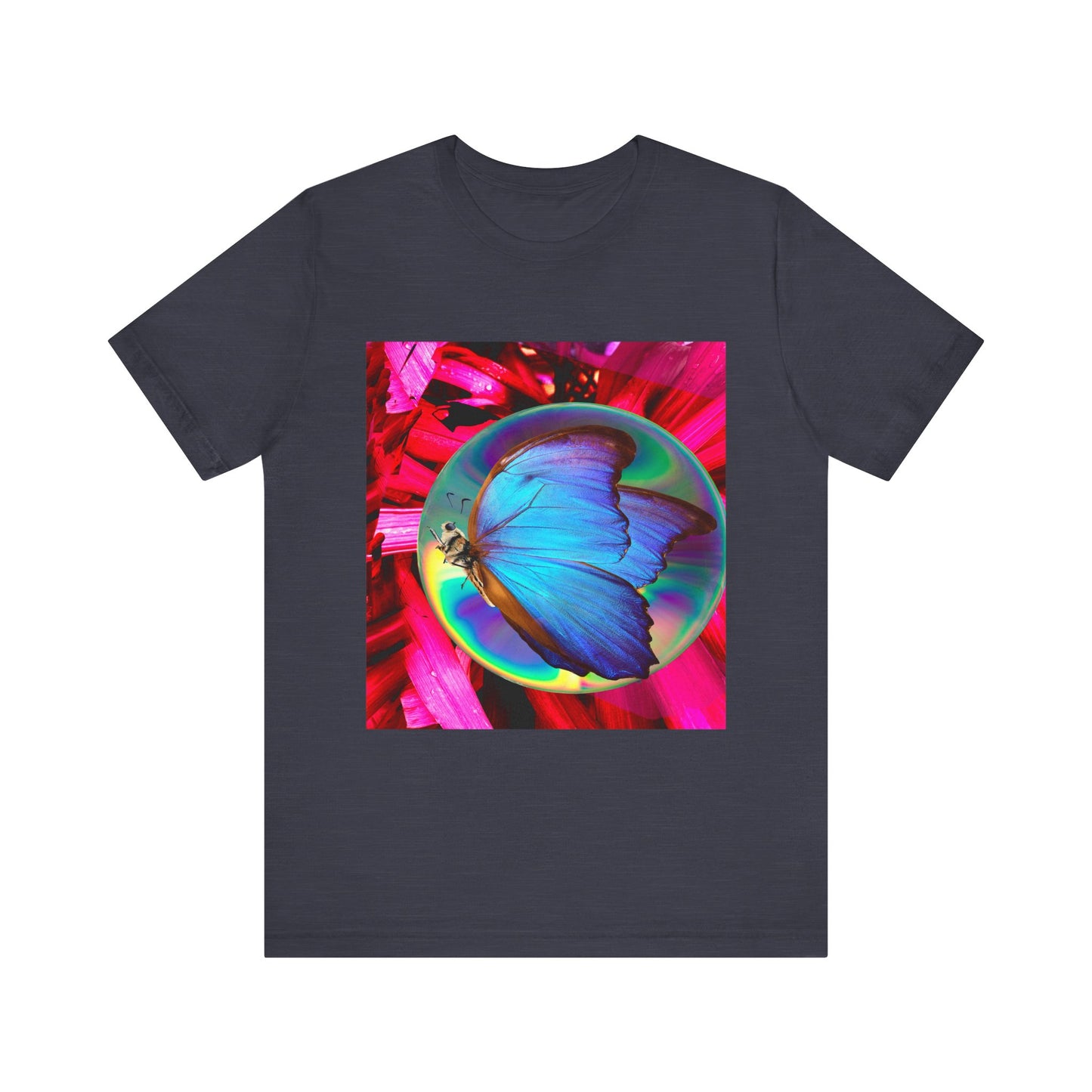 Colorful Butterfly Graphic Tee, Butterfly Shirt, Unisex T-Shirt, Nature Lover Gift, Casual Summer Wear, Vibrant Art Tee