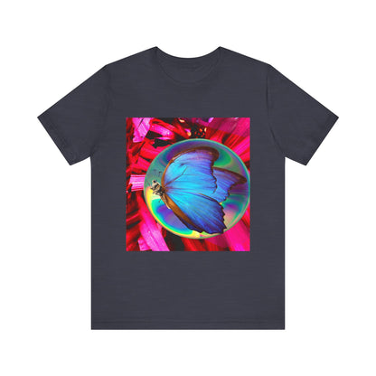 Colorful Butterfly Graphic Tee, Butterfly Shirt, Unisex T-Shirt, Nature Lover Gift, Casual Summer Wear, Vibrant Art Tee