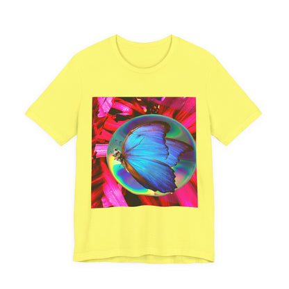 Colorful Butterfly Graphic Tee, Butterfly Shirt, Unisex T-Shirt, Nature Lover Gift, Casual Summer Wear, Vibrant Art Tee