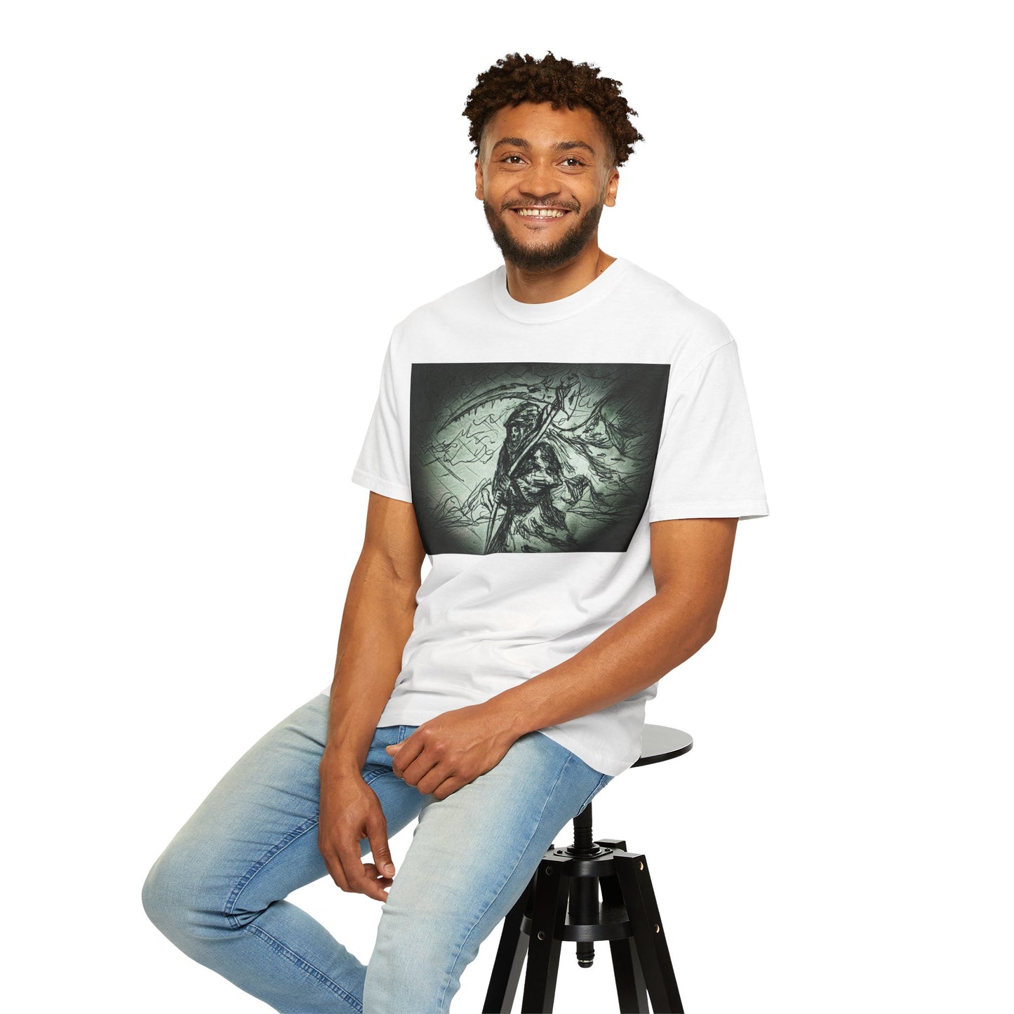 Grim Reaper Graphic T-Shirt for Halloween