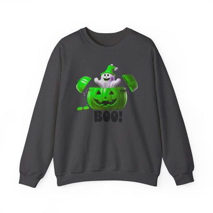 Halloween BOO Crewneck Sweatshirt, Unisex Boo Sweater for Fall Celebrations, Ghosts and Pumpkins Sweatshirt, Spooky Season Apparel, [...]