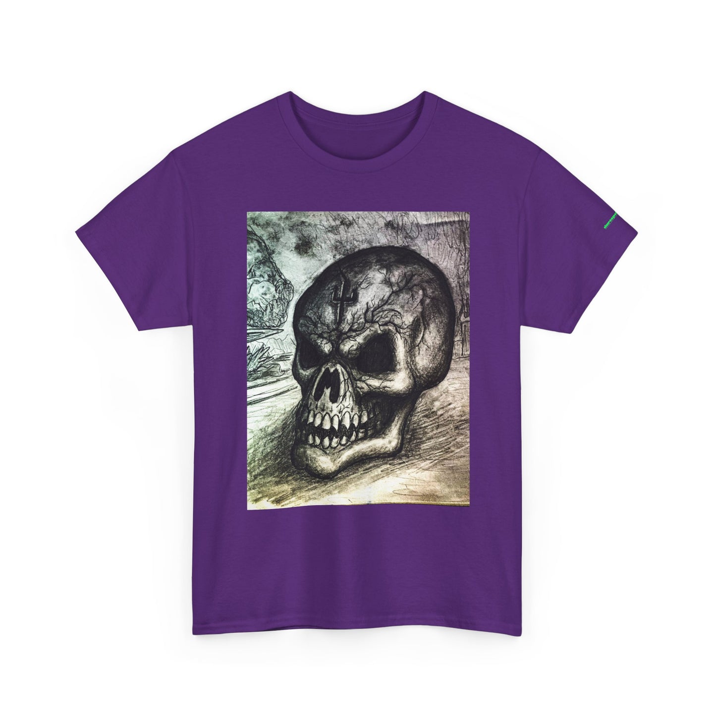 Skull Graphic Unisex Heavy Cotton Tee