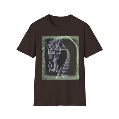 Dragon Skull T-Shirt — Gothic Fantasy Dragon Art Tee