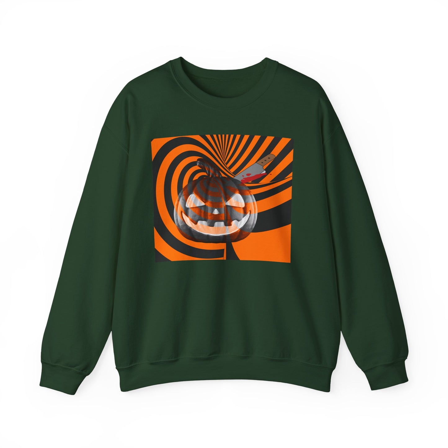 Halloween Pumpkin Crewneck Sweatshirt