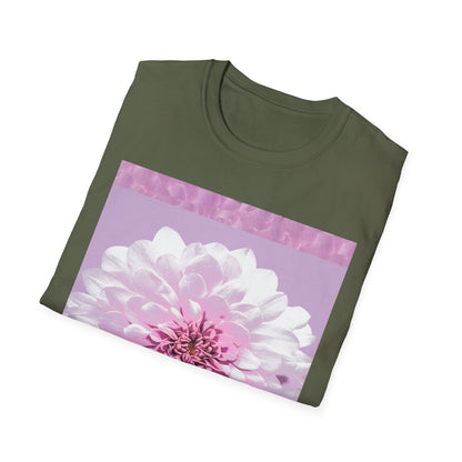 Pale Pink Flowers Abstract Unisex T-Shirt