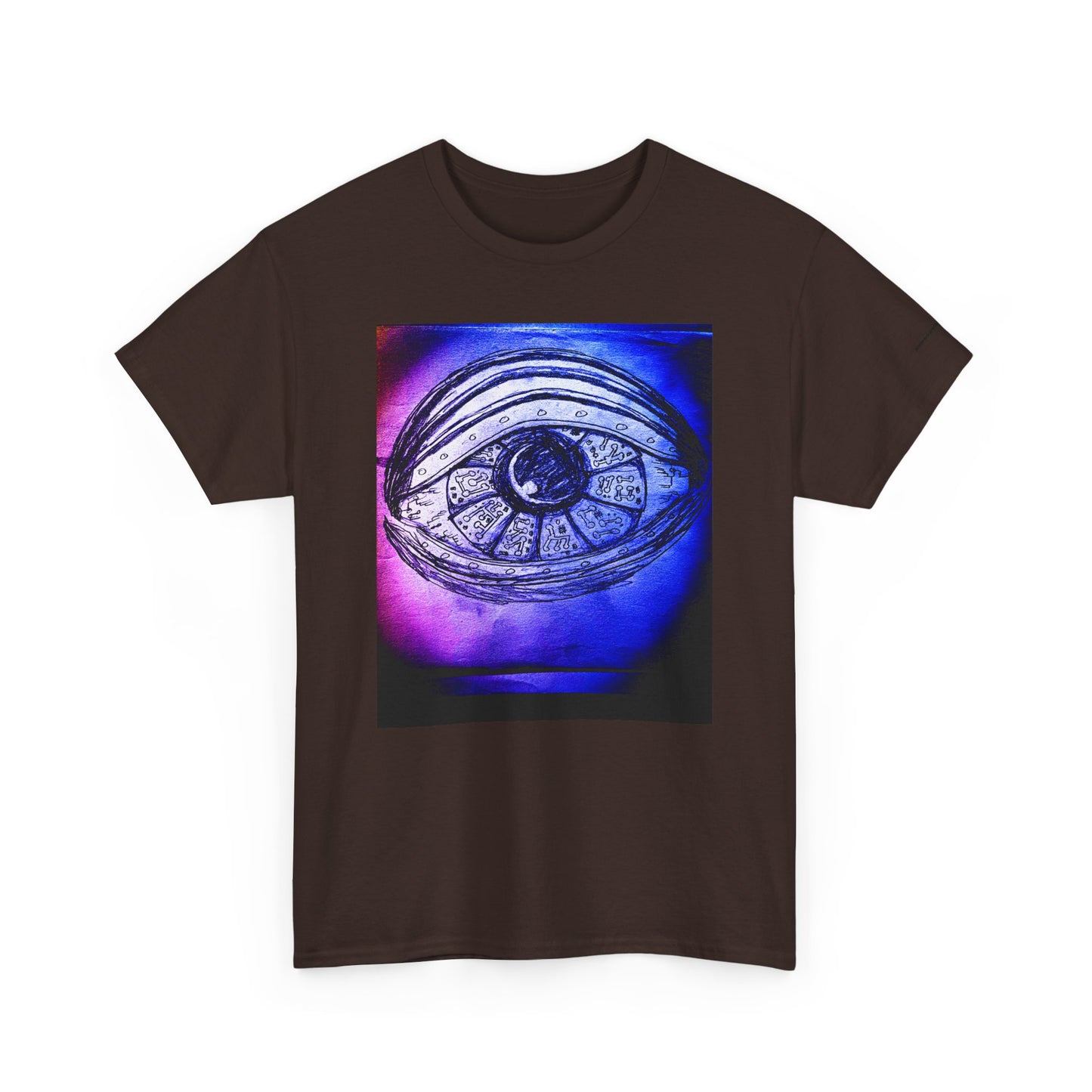 Mystic Eye Graphic Tee — Cosmic Third Eye Illustration T-Shirt