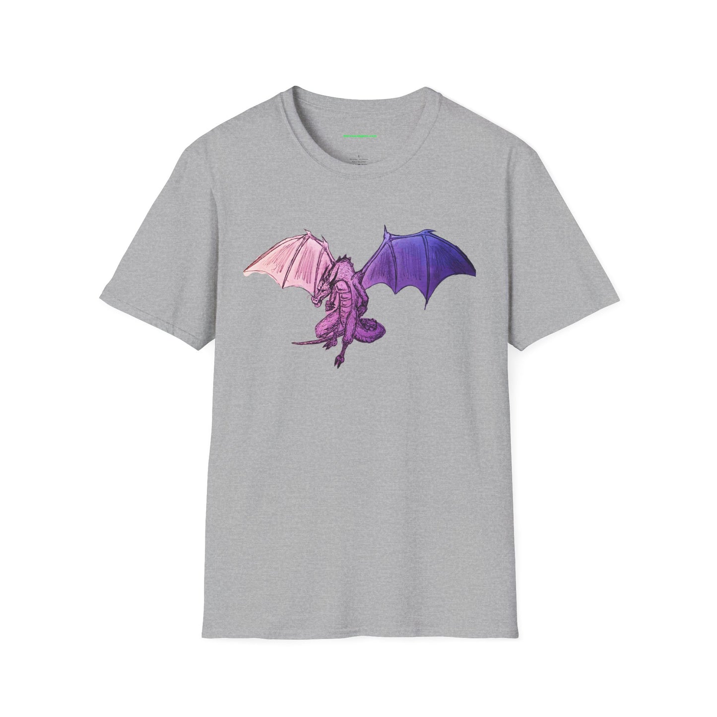 Fantasy Dragon T-Shirt - Unisex Softstyle Tee