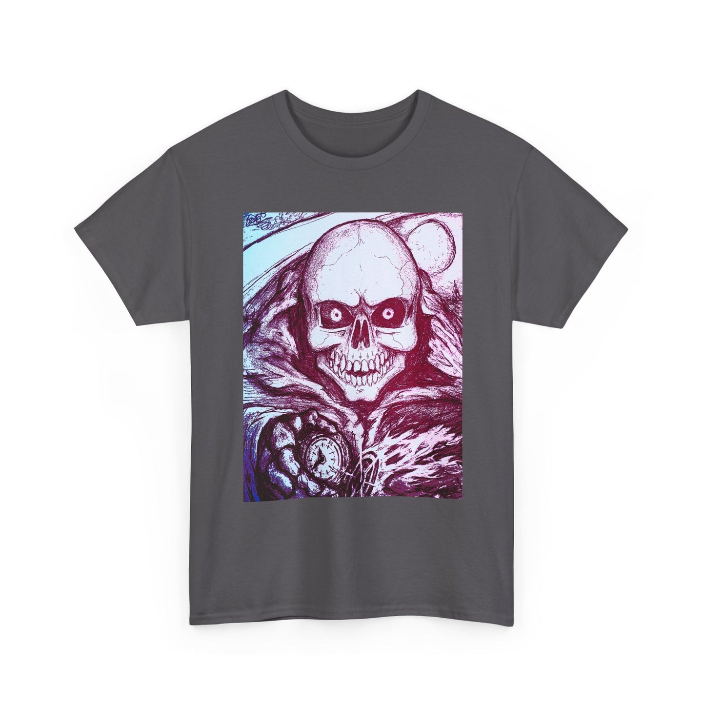 Grim Reaper Graphic Unisex Heavy Cotton Tee