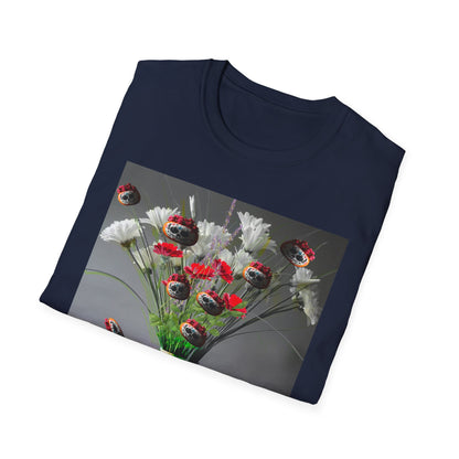 Skeleton Pumpkin Bouquet T-Shirt