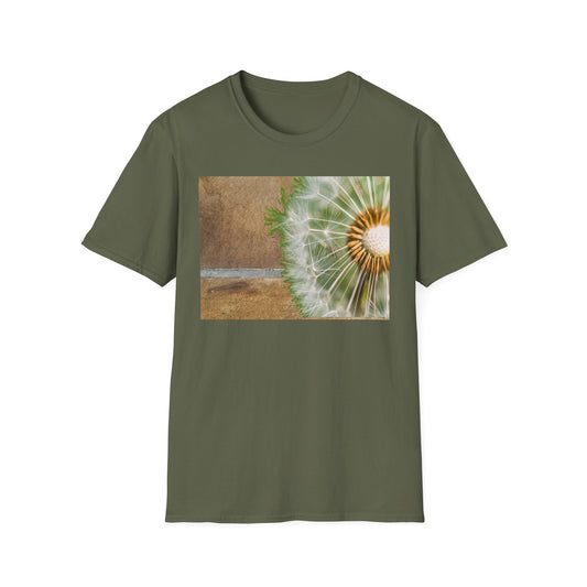 Boho Floral T-Shirt, Softstyle Unisex Tee, Casual Wear, Nature Lover Gift, Summer Outfit, Art Inspired Clothing