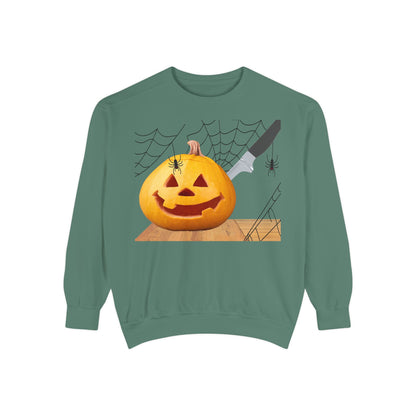 Spooky Pumpkin Sweatshirt, Halloween Apparel, Fall Fashion, Cozy Unisex Crewneck, Pumpkin Decor, Family Friendly Halloween