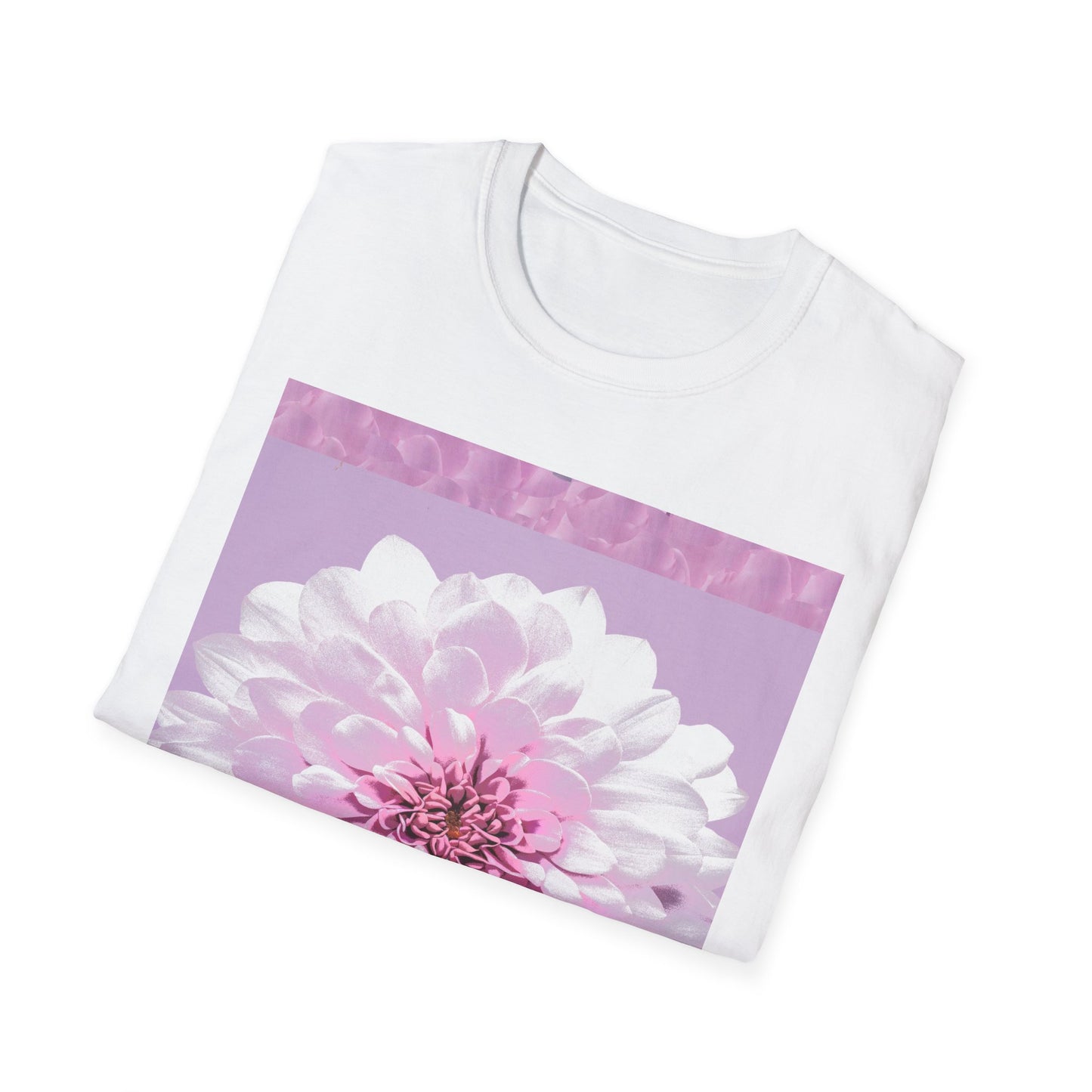 Pale Pink Flowers Abstract Unisex T-Shirt