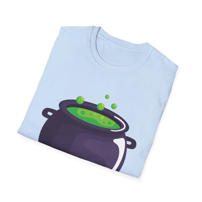 Halloween Potion Cauldron T-Shirt, Unisex Tee, Spooky Shirt, Witchy Apparel, Festival Wear, Halloween Costume