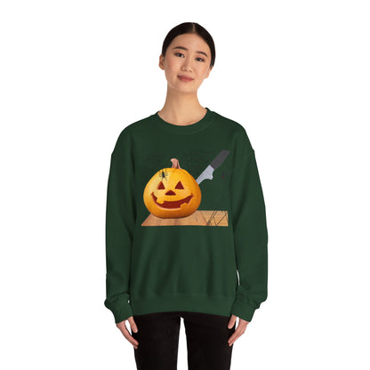 Halloween Smiling Pumpkin Face Sweatshirt