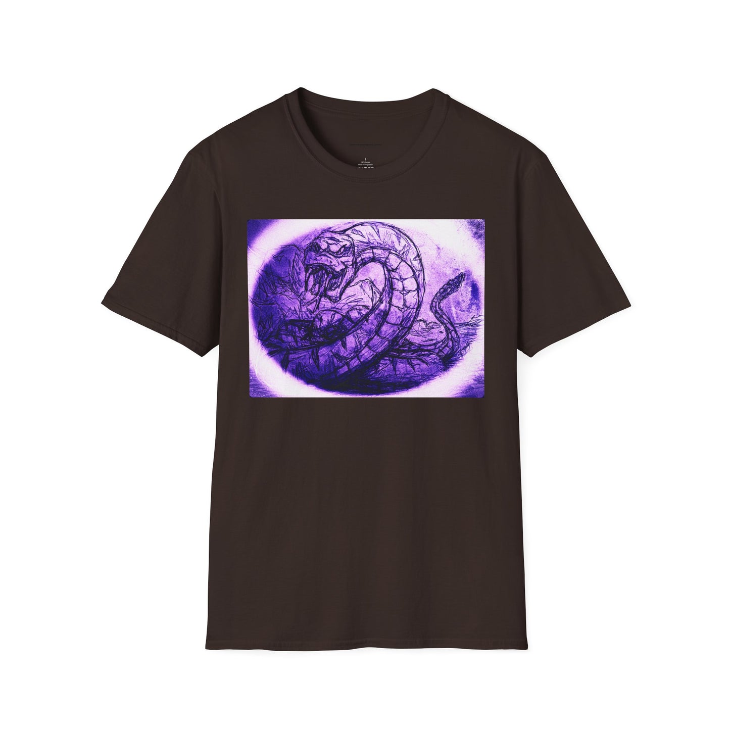 Purple Serpent Graphic Unisex T-Shirt