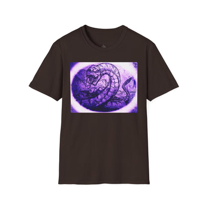 Purple Serpent Graphic Unisex T-Shirt