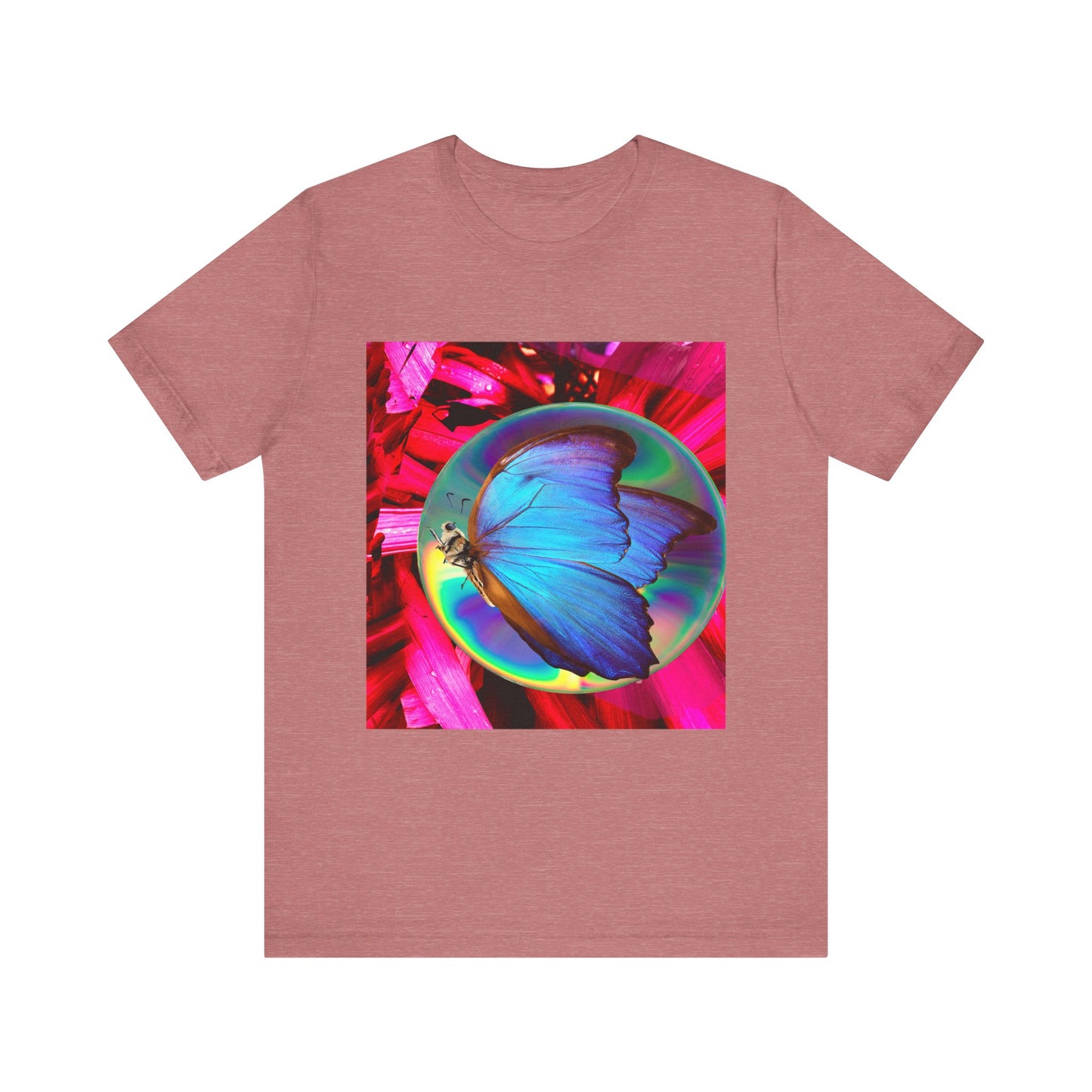 Colorful Butterfly Graphic Tee, Butterfly Shirt, Unisex T-Shirt, Nature Lover Gift, Casual Summer Wear, Vibrant Art Tee