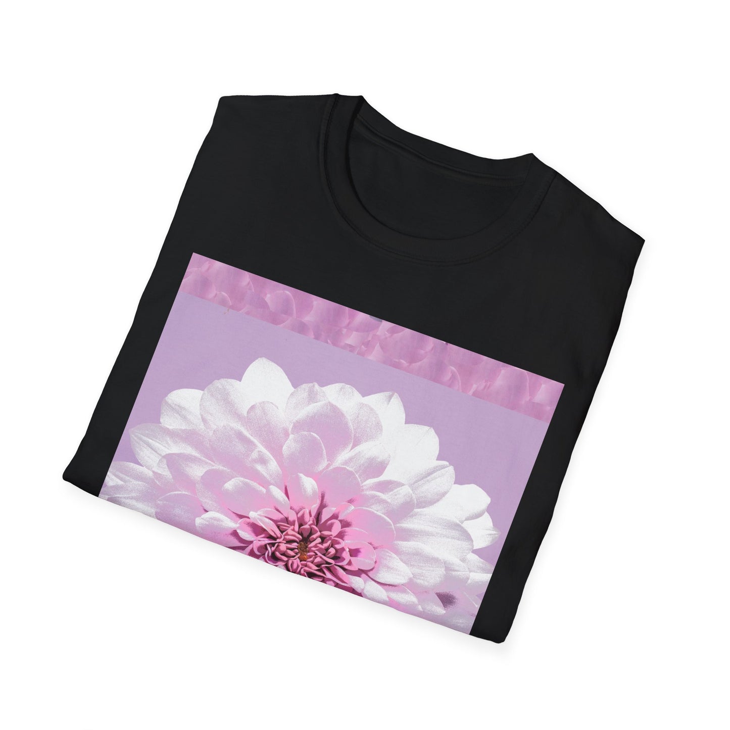 Pale Pink Flowers Abstract Unisex T-Shirt