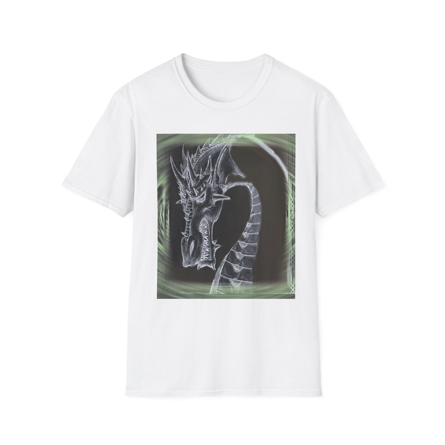 Dragon Skull T-Shirt — Gothic Fantasy Dragon Art Tee