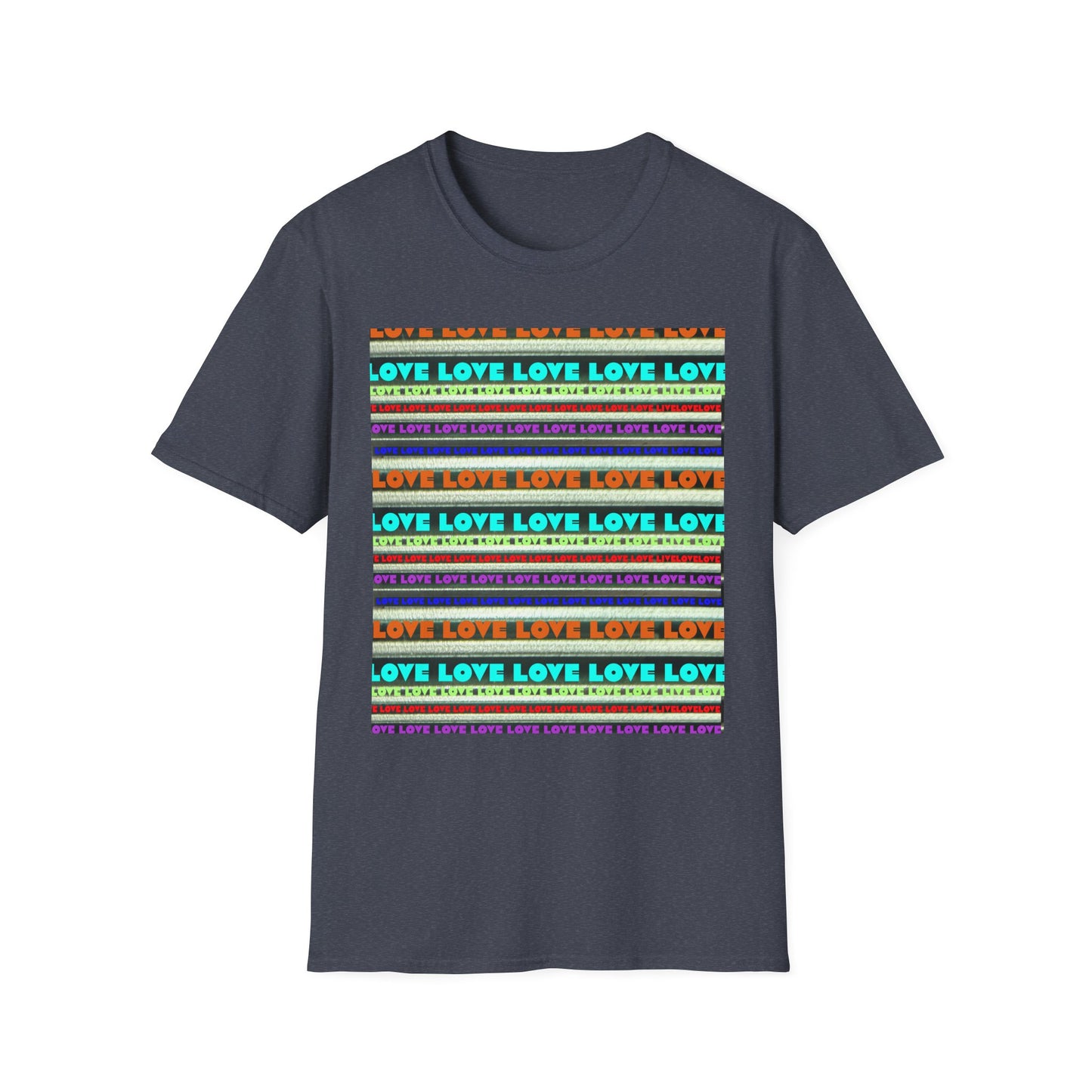 Love-Themed Unisex T-Shirt | Softstyle | Perfect for Pride, Birthdays, Anniversaries, Casual Wear, Gifts