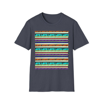 Love-Themed Unisex T-Shirt | Softstyle | Perfect for Pride, Birthdays, Anniversaries, Casual Wear, Gifts