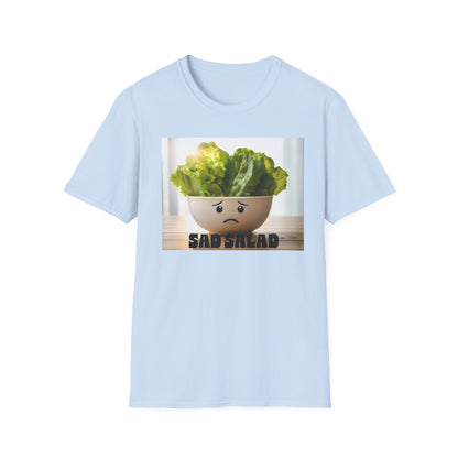 Cute T-Shirt with Sad Salad Face Design