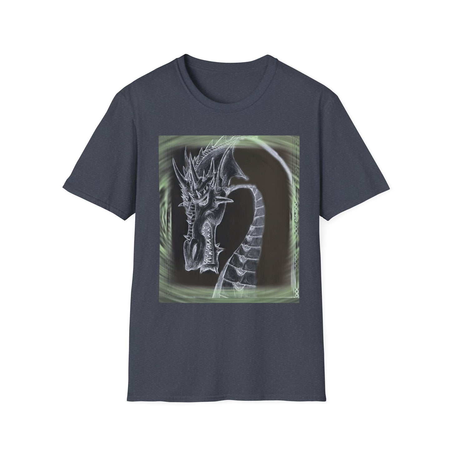 Dragon Skull T-Shirt — Gothic Fantasy Dragon Art Tee