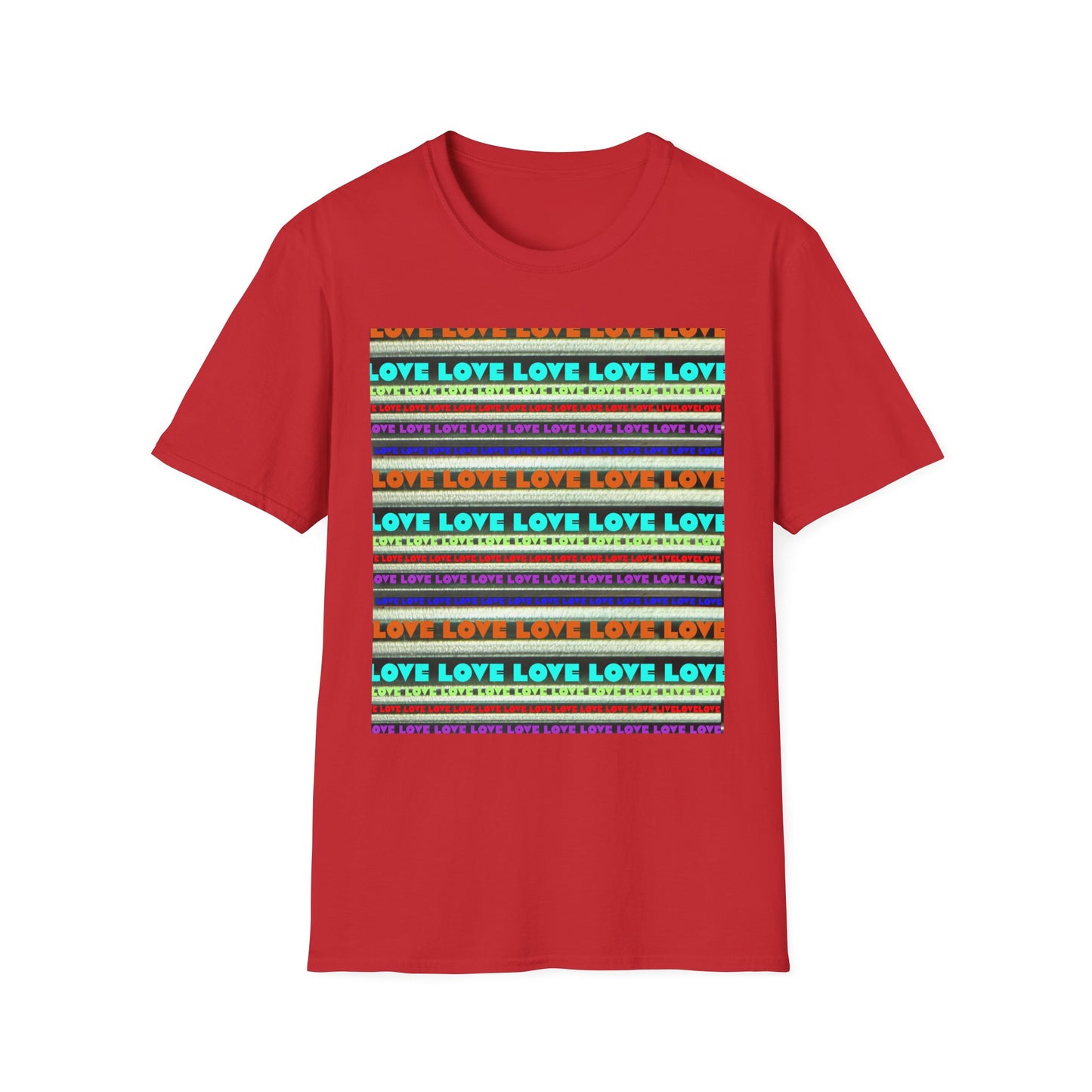 Love-Themed Unisex T-Shirt | Softstyle | Perfect for Pride, Birthdays, Anniversaries, Casual Wear, Gifts