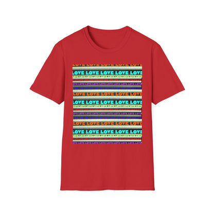 Love-Themed Unisex T-Shirt | Softstyle | Perfect for Pride, Birthdays, Anniversaries, Casual Wear, Gifts