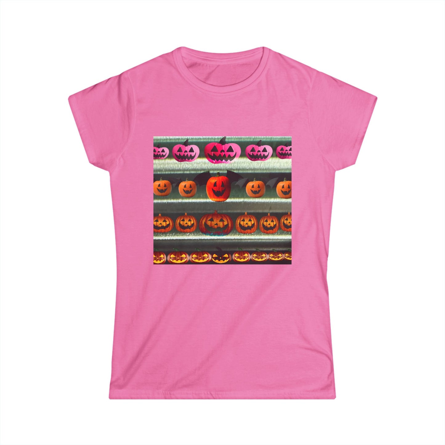 Halloween Pumpkin Revival Graphic Women's Softstyle Tee, Cute Casual Shirt, Fall Fashion, Trick or Treat Tee, Spooky Season Apparel, Halloween [...]