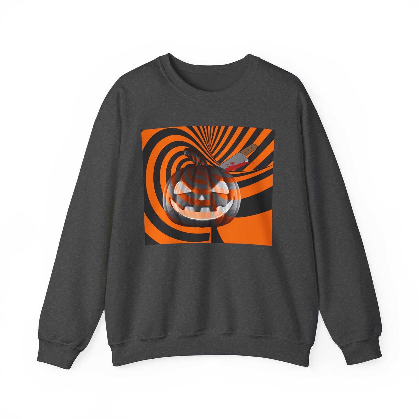 Halloween Pumpkin Crewneck Sweatshirt