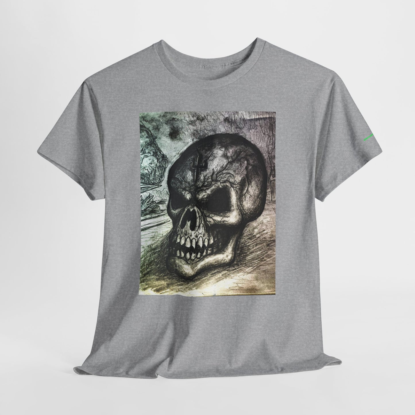 Skull Graphic Unisex Heavy Cotton Tee