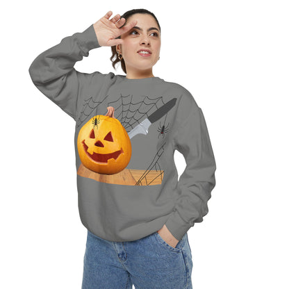 Spooky Pumpkin Sweatshirt, Halloween Apparel, Fall Fashion, Cozy Unisex Crewneck, Pumpkin Decor, Family Friendly Halloween