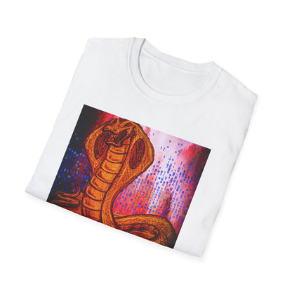 Cobra Serpent Graphic T-Shirt — Vibrant Retro Snake Art Tee