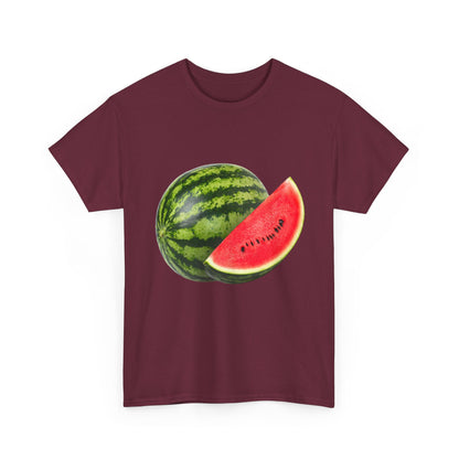 Summer Vibes Watermelon Tee, Fun Summer Shirt, Unisex Graphic T-Shirt, Cute Gift for Fruit Lovers, Casual Everyday Top