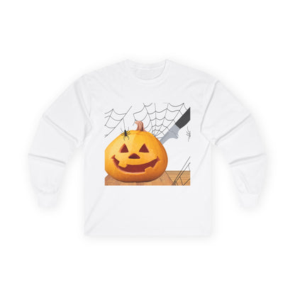 Pumpkin Carved Up Unisex Ultra Cotton Long Sleeve Tee